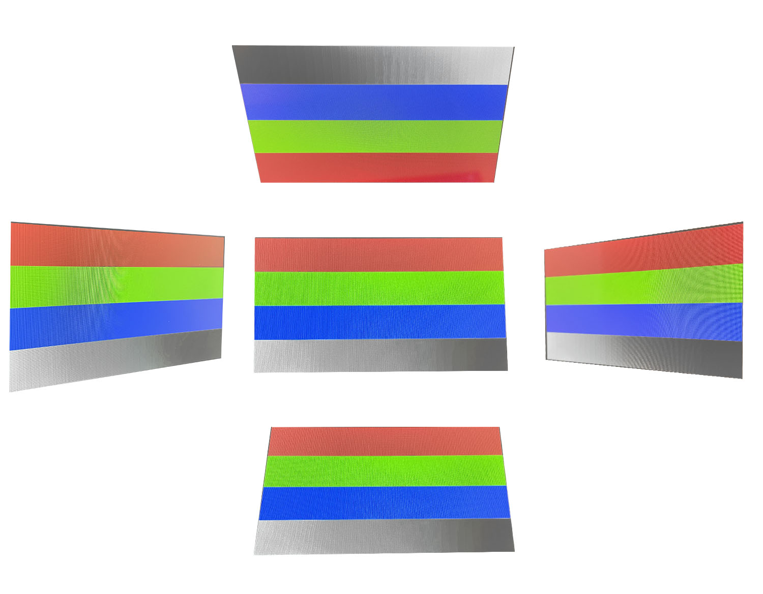 Viewing angles of the RA6M3 HMI board's display