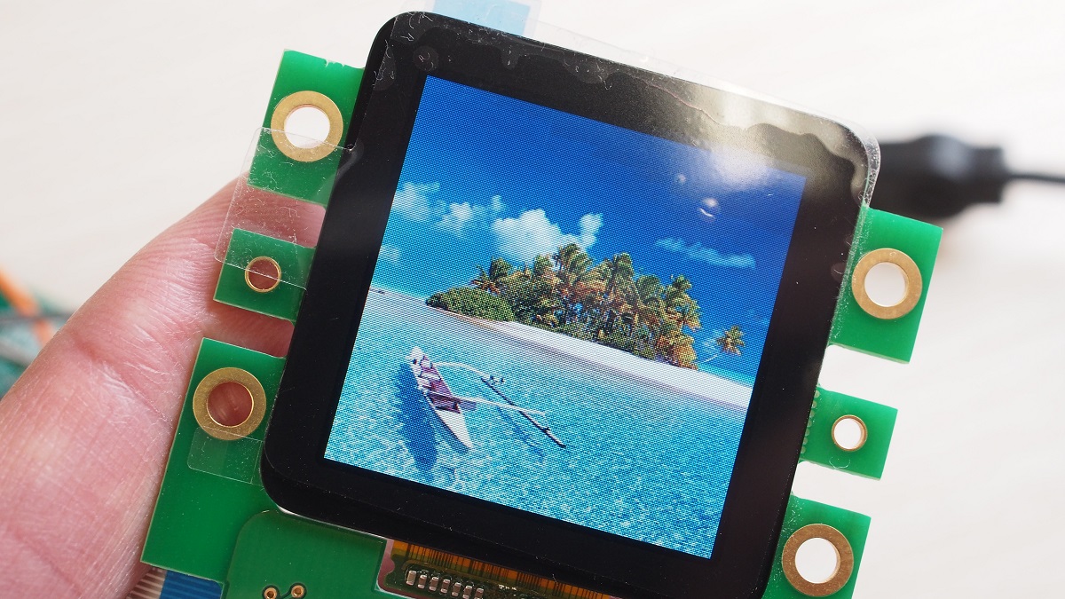 LittlevGL ESP32 Ipod Nano 6 display example 3