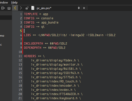 Qt-Creator add libraries path